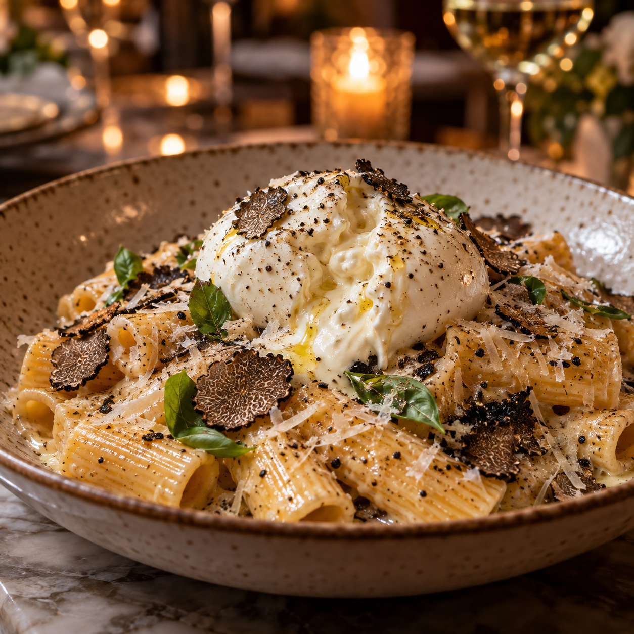 Truffle Burrata Rigatoni