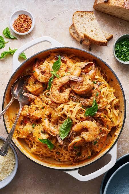 Shrimp scampi
